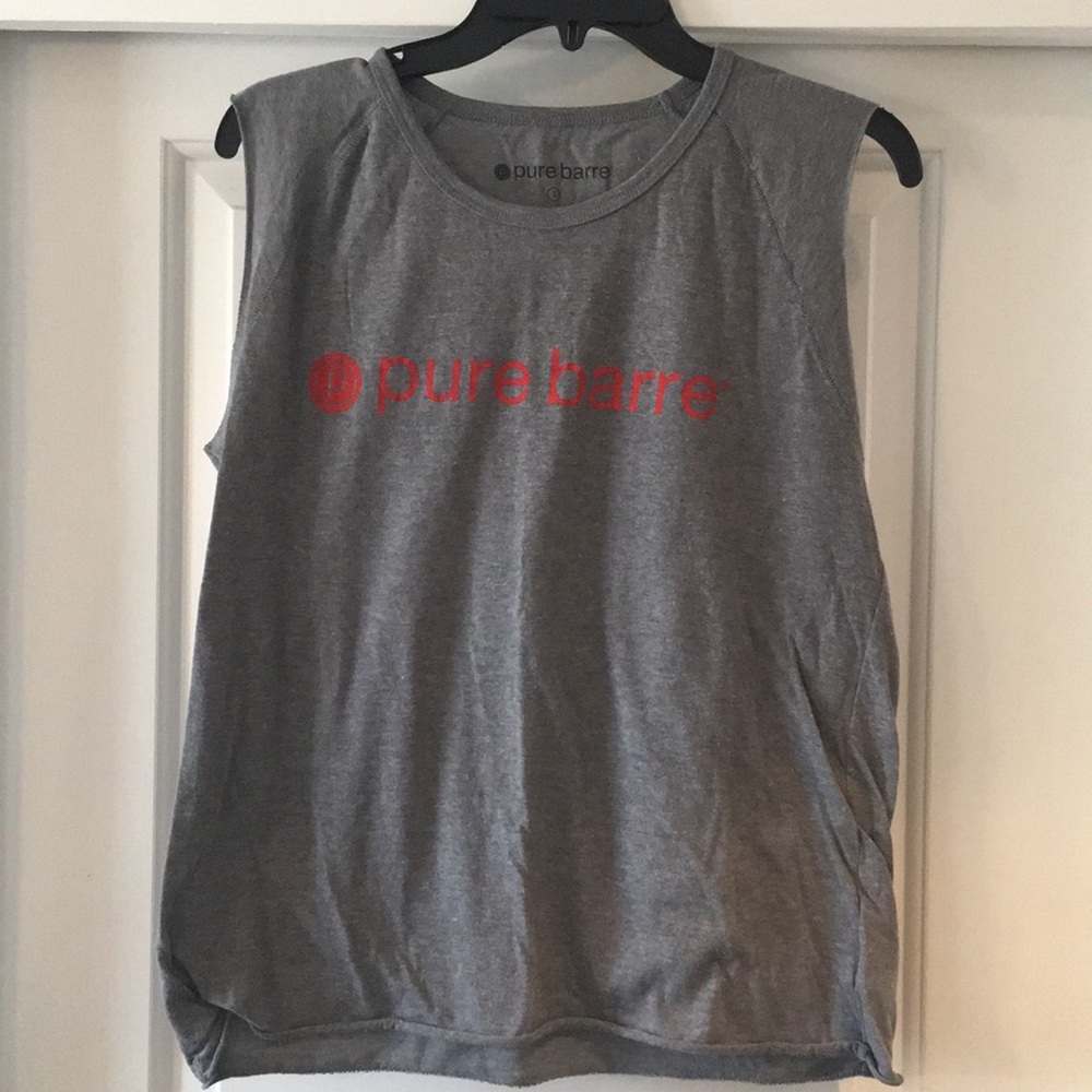 Gray Pure Barre muscle tank